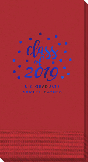Class of Confetti Dots Guest Towels